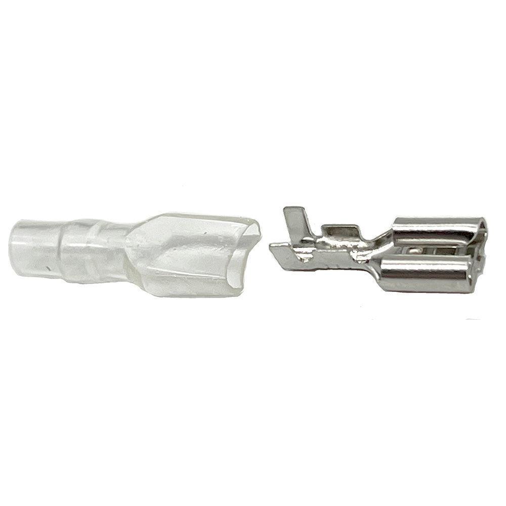 1/4 Female Spade Terminals and Covers - Car Builder Solutions
