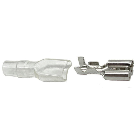 1/4 Female Spade Terminals and Covers - Car Builder Solutions