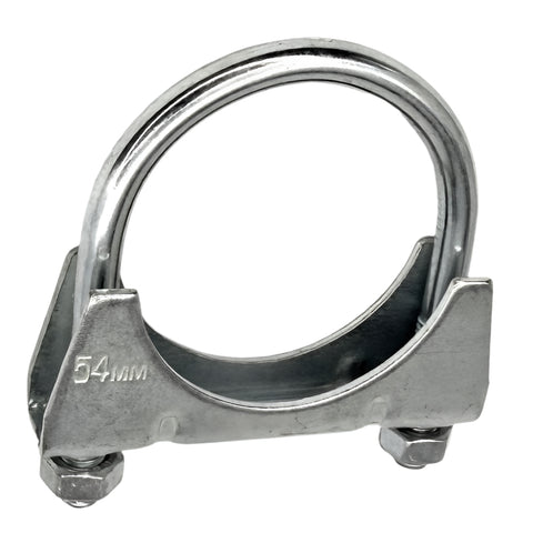 U Exhaust Clamp 54mm M8 threads