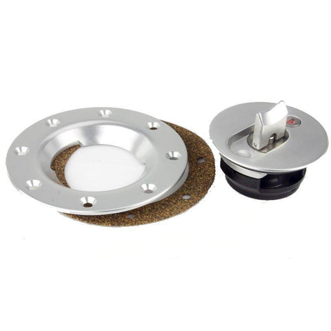 120mm Locking Aero Fuel Cap Satin - Car Builder Solutions