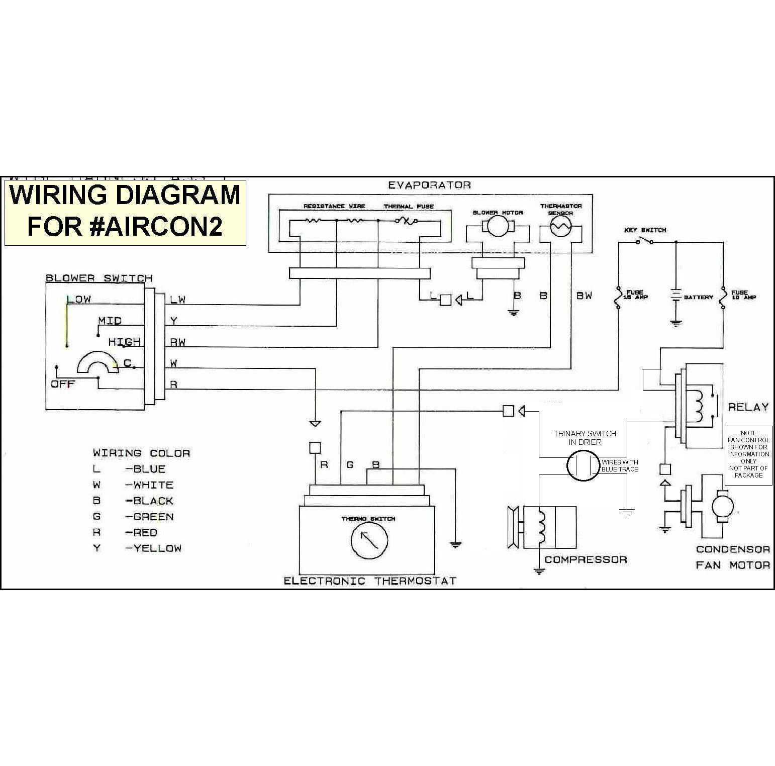 Universal Air Conditioning Unit 360mm - Car Builder Solutions