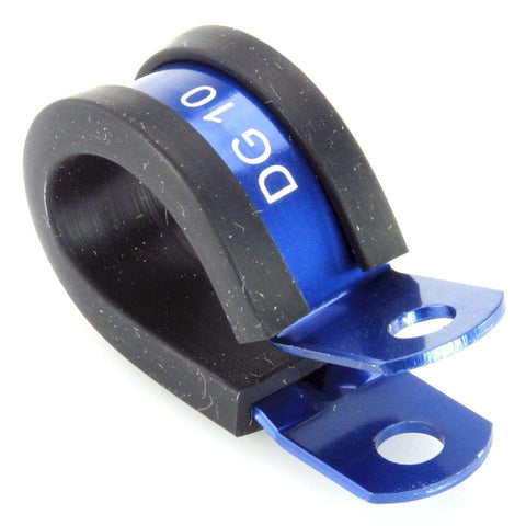 Blue Aluminium P-Clip 16mm - Car Builder Solutions