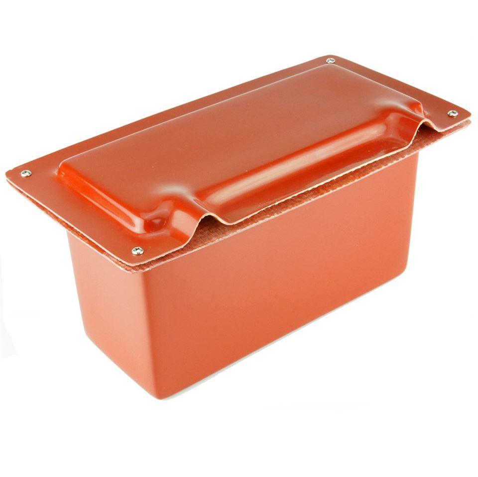 Small Glass Fibre Red Battery Box 320mm - Car Builder Solutions