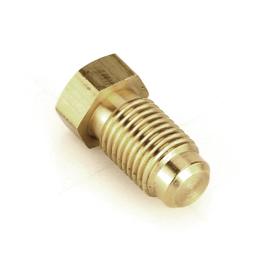 Brass 3/8" UNF Male Blanking Plug - Car Builder Solutions