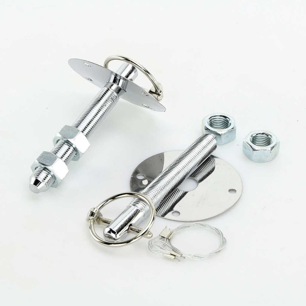 Heavy Duty Bonnet Pin Kit Pair - Car Builder Solutions