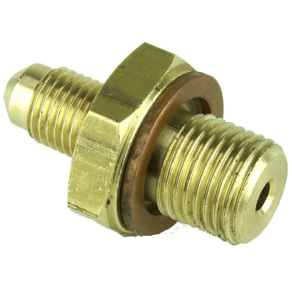 Brass Union 1/2" UNF Male to 3/8" UNF male - Car Builder Solutions