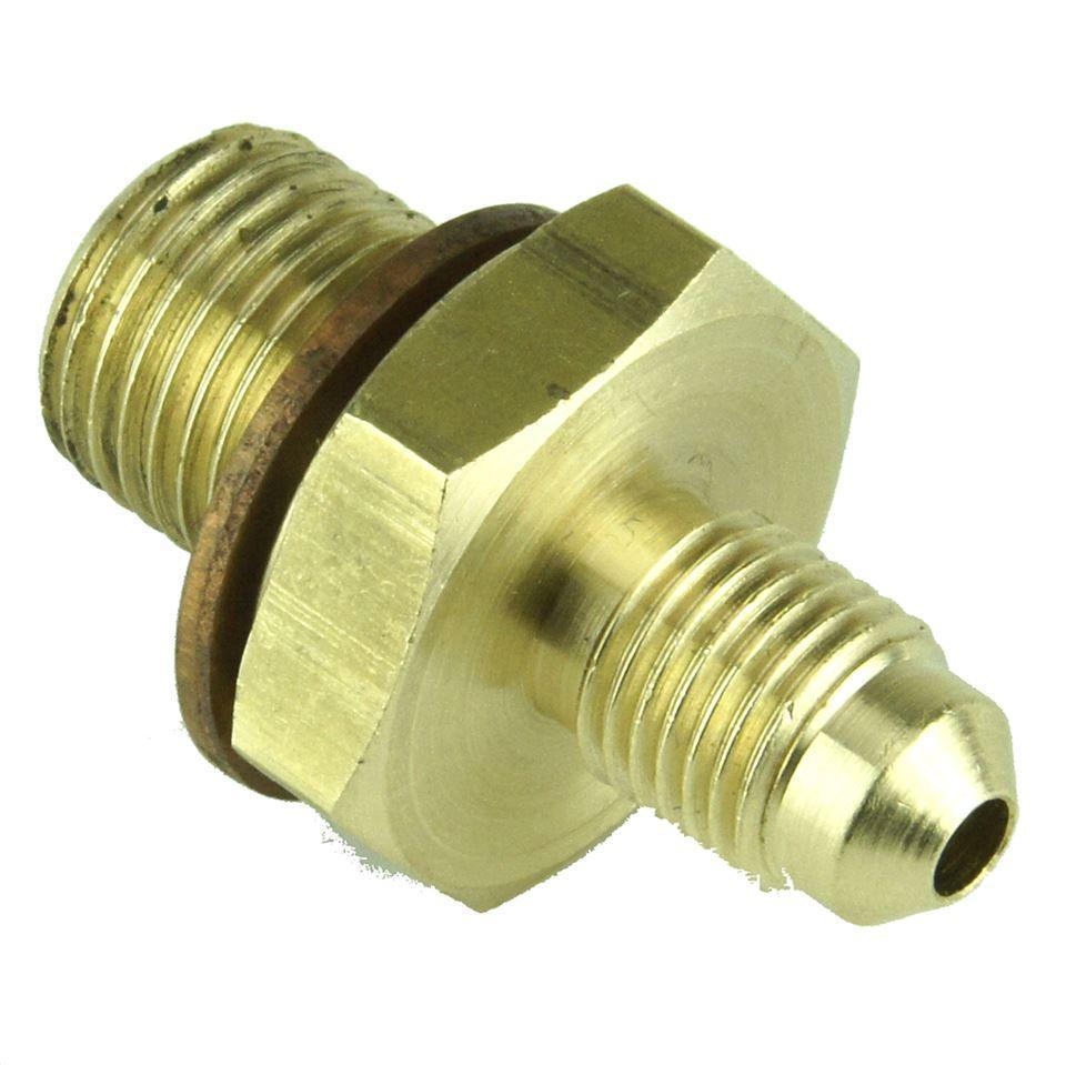 Brass Union 1/2" UNF Male to 3/8" UNF male - Car Builder Solutions