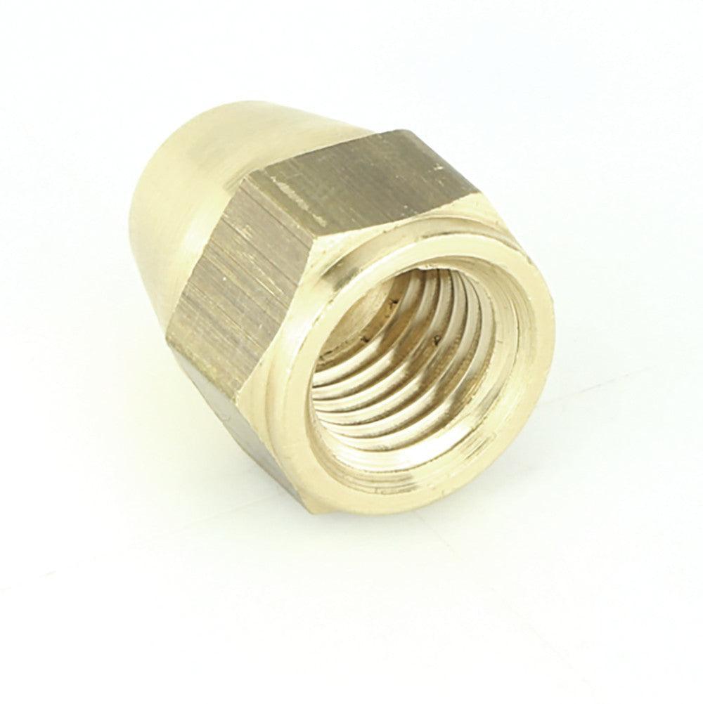 7/16" Brass Tube Nut Female - Car Builder Solutions