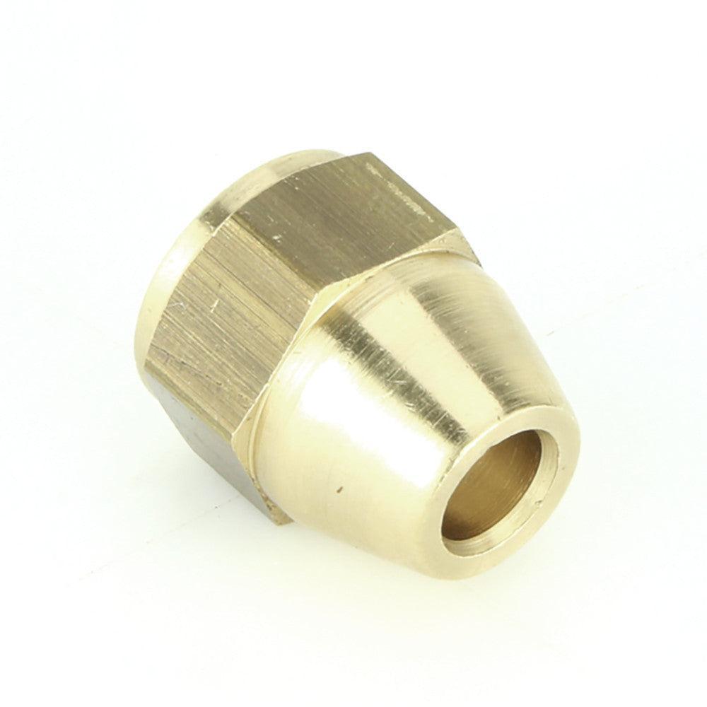 7/16" Brass Tube Nut Female - Car Builder Solutions