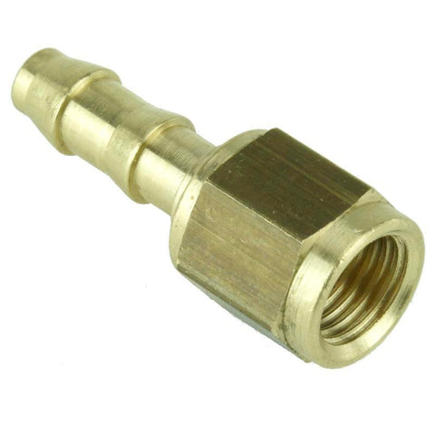 7/16" UNF Female Brass Union with 8mm Hosetail - Car Builder Solutions