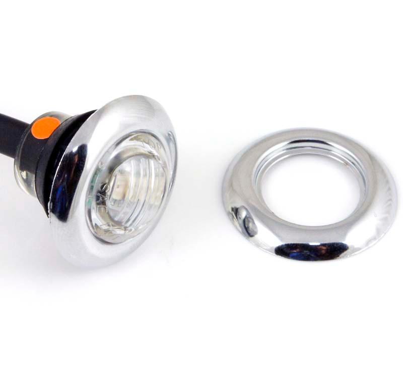 28mm LED Chrome Bezel – Car Builder Solutions