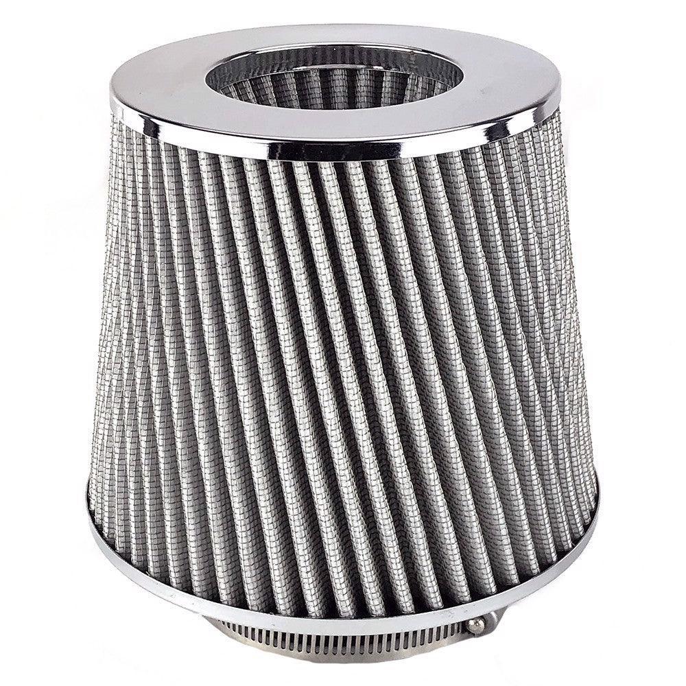 Chrome Dual Cone Air Filter - Car Builder Solutions