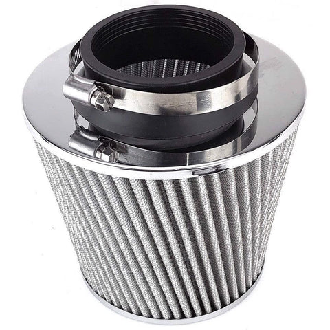 Chrome Dual Cone Air Filter - Car Builder Solutions