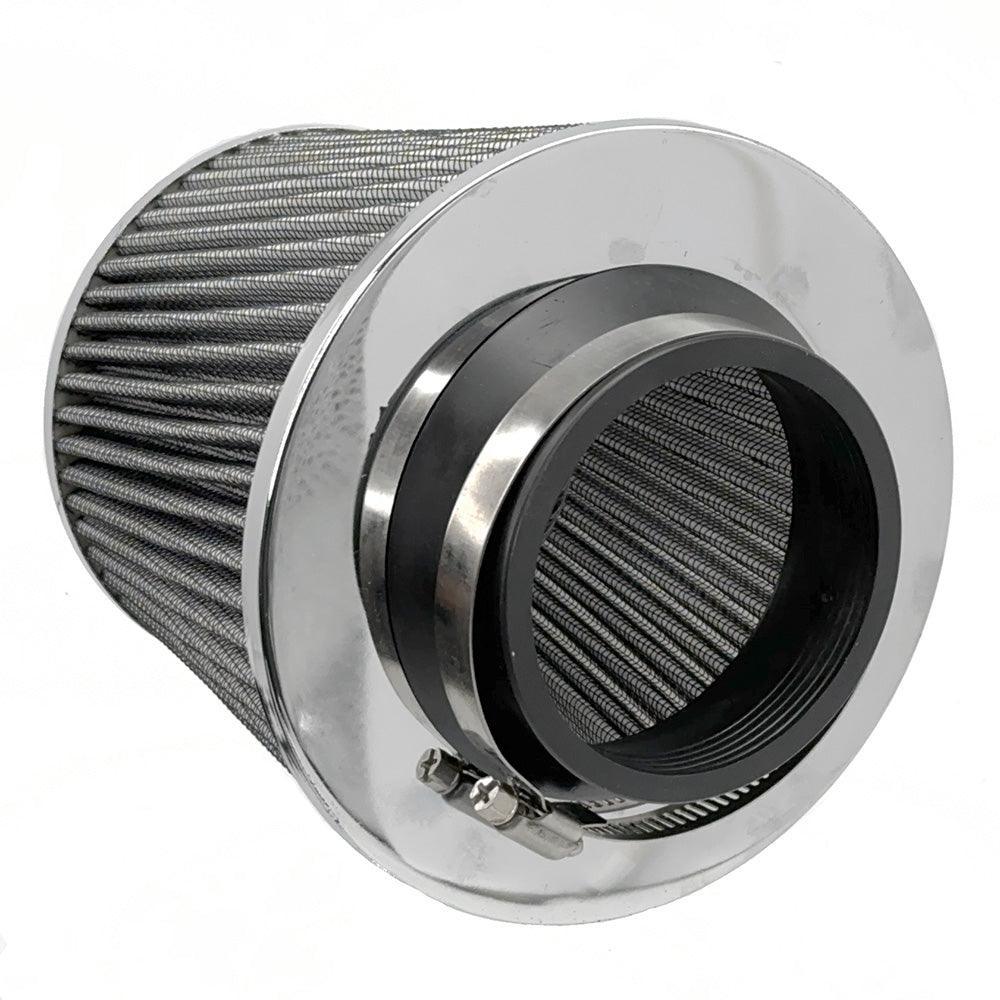 Chrome Dual Cone Air Filter - Car Builder Solutions