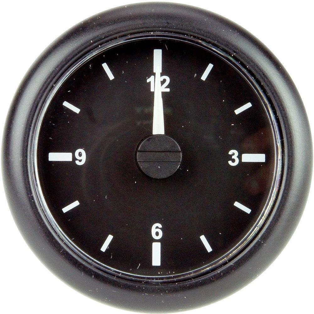 Quartz Clock Black Bezel - Car Builder Solutions