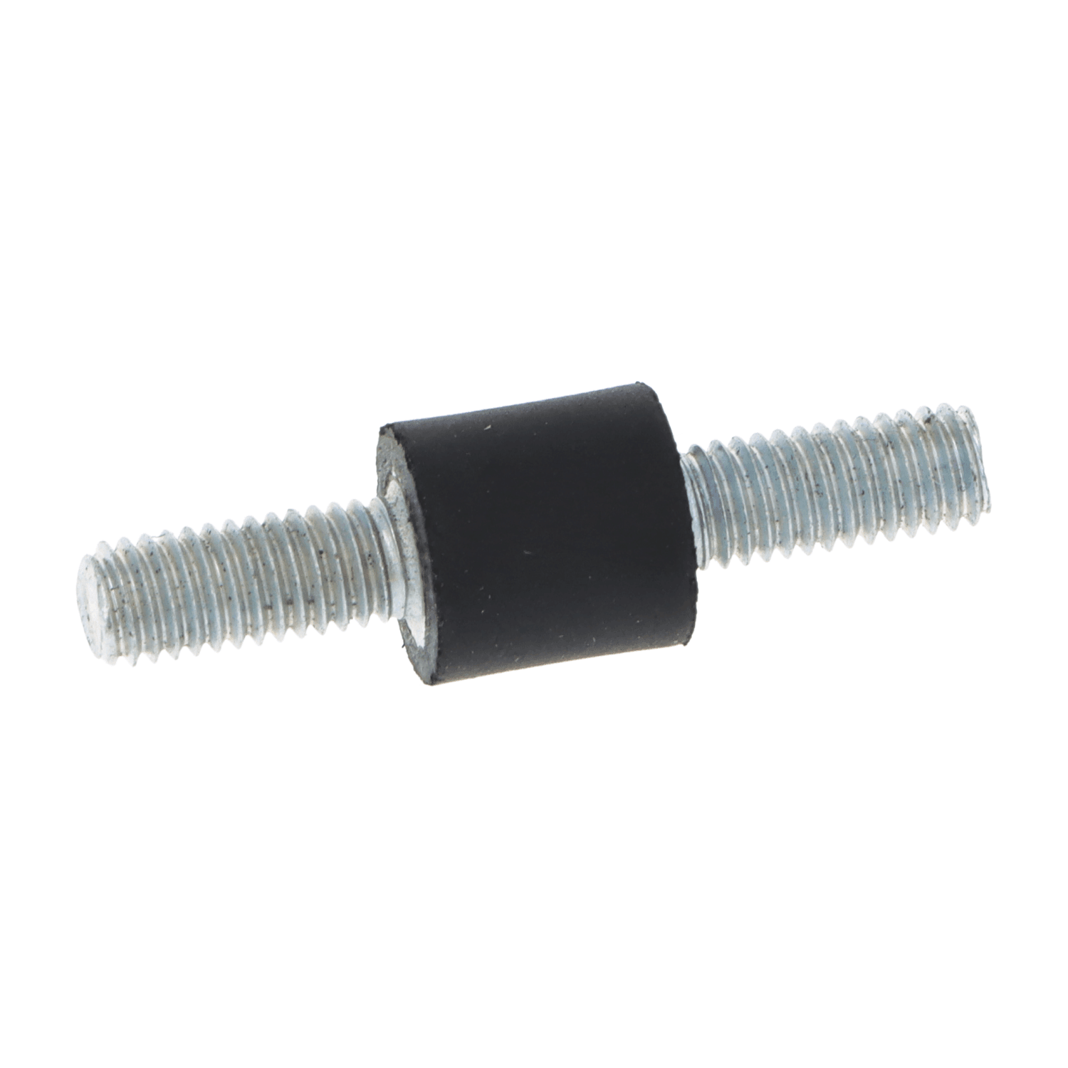 Cotton Reel Rubber Mount 10mm x 10mm. 12mm long M5 studs - Car Builder Solutions