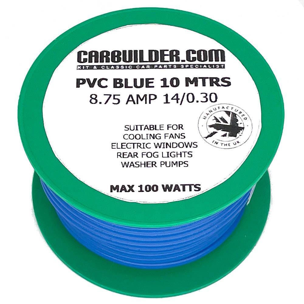 8 Amp Single Blue 10 Metre Blue - Car Builder Solutions