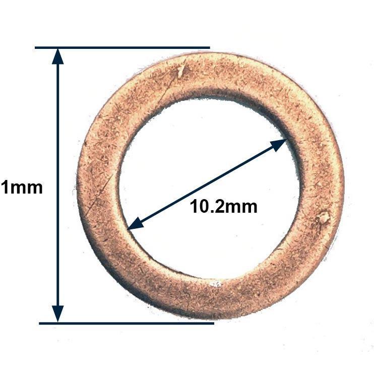 Copper Washer 10mm - Car Builder Solutions