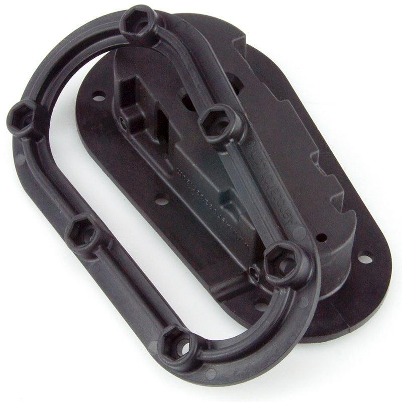 Flush Fitting AERO CATCH IVA OK Black Locking PAIR - Car Builder Solutions