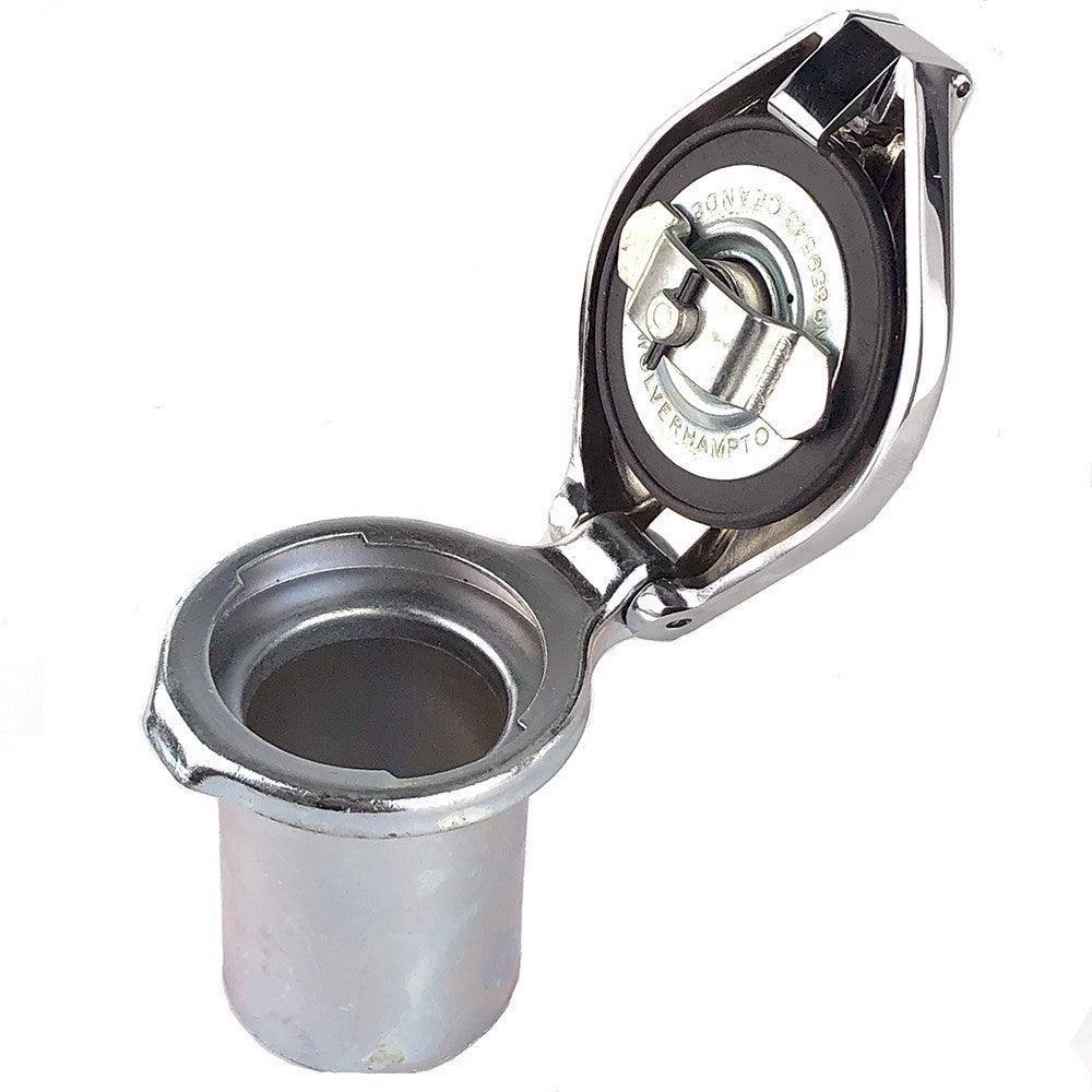 Locking Chrome Fuel Cap Assembly - Car Builder Solutions