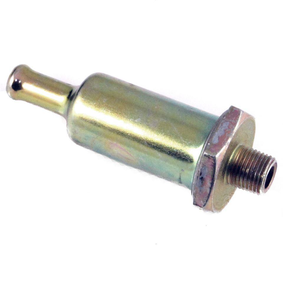 Plated Steel Inline Pump Filter 1/8NPT to 8mm Hosetail - Car Builder Solutions