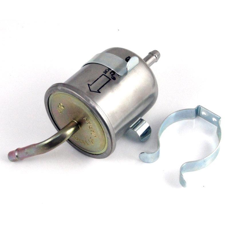 Fuel Injection Canister Filter With One Angled Tail 132mm - Car Builder Solutions