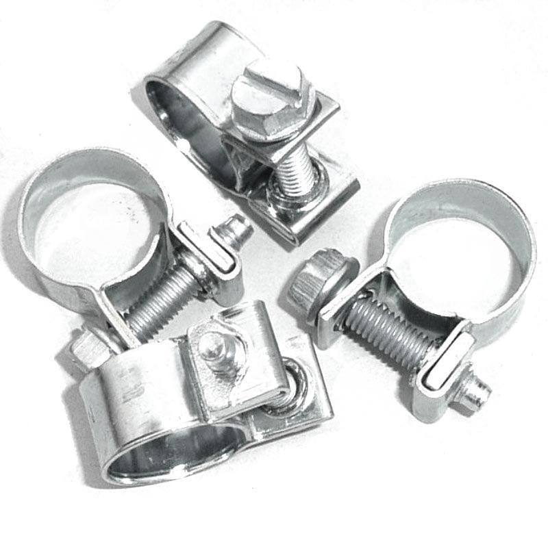 13mm - 15mm Zinc Plated Fuel Hose Clips Pack of 4 - Car Builder Solutions