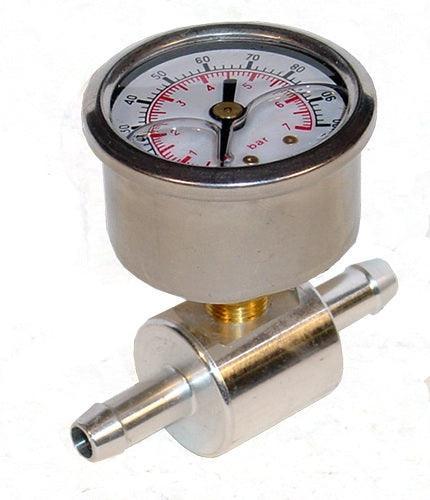 Fuel Pressure Gauge Inline Adapter for 10mm Hose - Car Builder Solutions