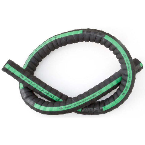 35mm (1 3/8") ID Gates Green Stripe Flexible Hose 5ft Long - Car Builder Solutions