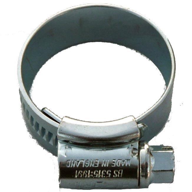 22mm - 30mm Zinc Plated Hose Clip - Car Builder Solutions