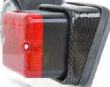 Single Rectangular Lamp Housing Black 102mm - Car Builder Solutions