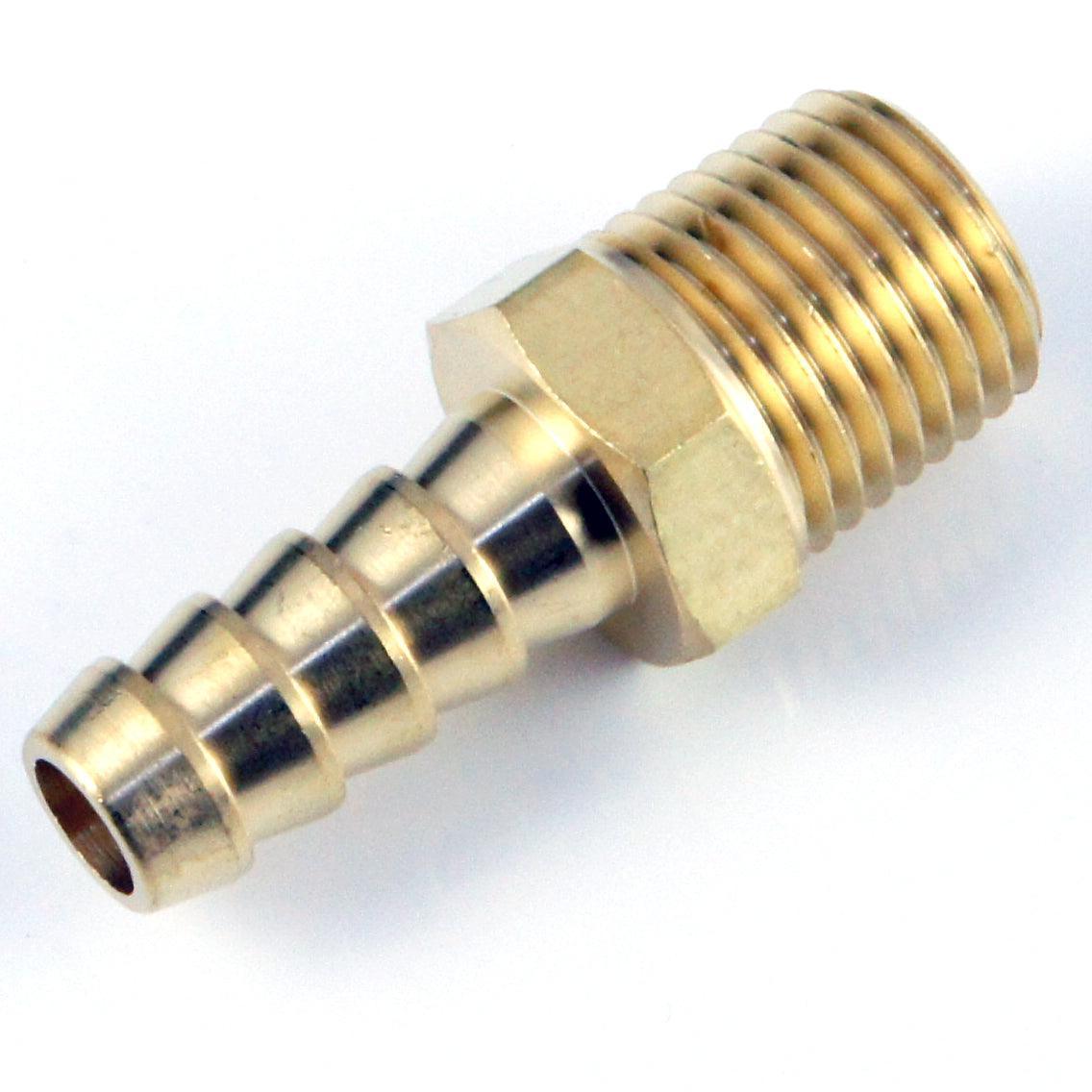 Straight Brass 8mm Hosetail 1/4 NPT - Car Builder Solutions