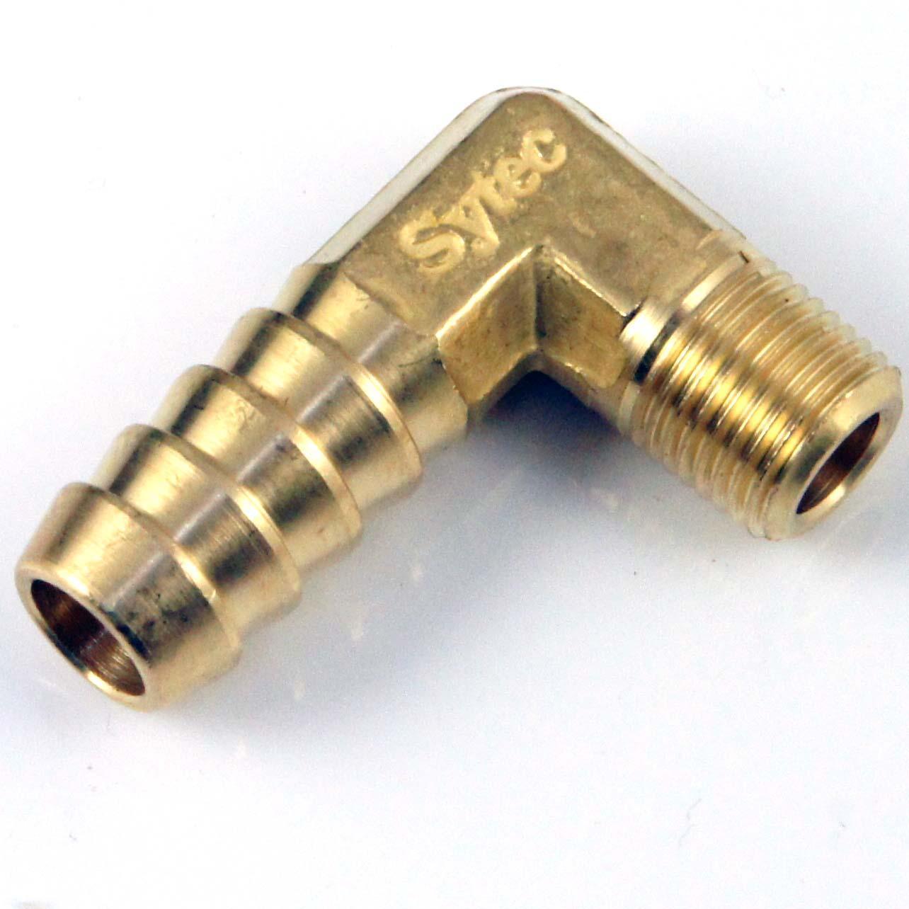 90 Degree Brass 10mm Hosetail 1/8 NPT - Car Builder Solutions