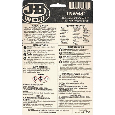 JB WELD Steel Reinforced Epoxy - Car Builder Solutions