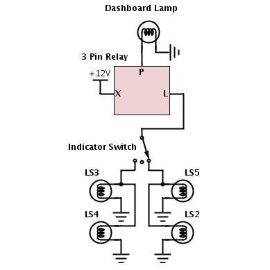 Red 3 Pin LED Flasher Relay 30 Watt - Car Builder Solutions