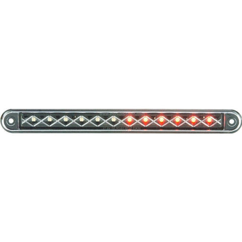 LED Stop Tail Indicator Strip Light 237mm Black - Car Builder Solutions