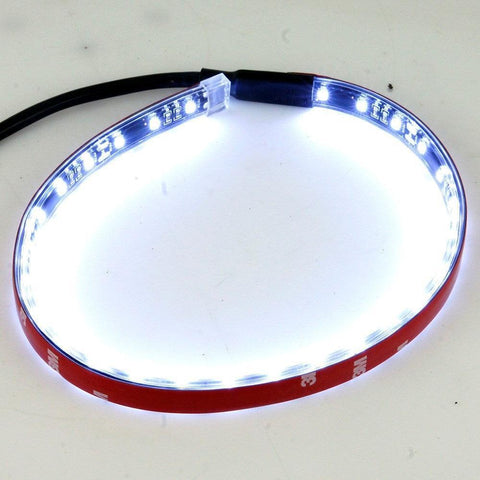 Heavy Duty Flexible 450mm Stick On Strip Light White LED - Car Builder Solutions