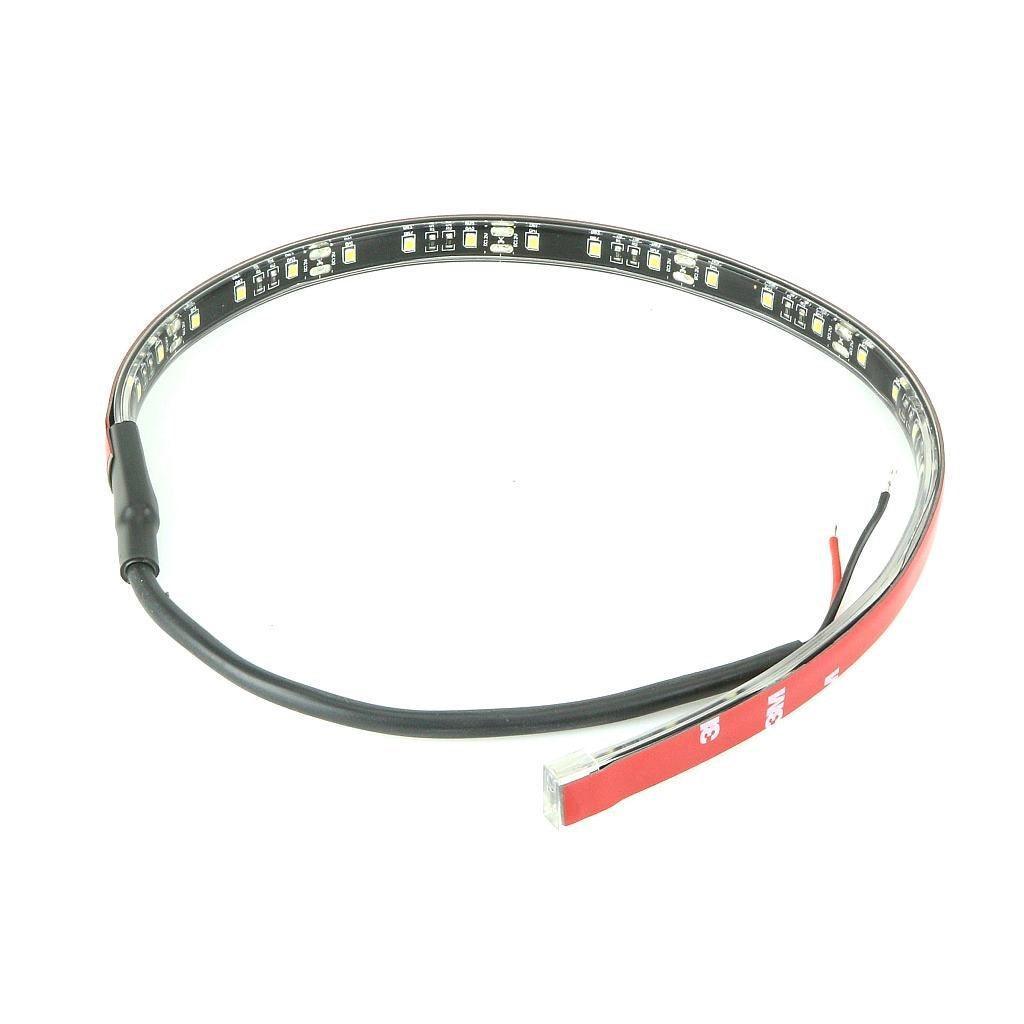 Heavy Duty Flexible 450mm Stick On Strip Light White LED - Car Builder Solutions