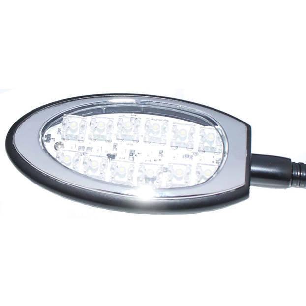 Black Hard Wired Map Light 460mm - Car Builder Solutions