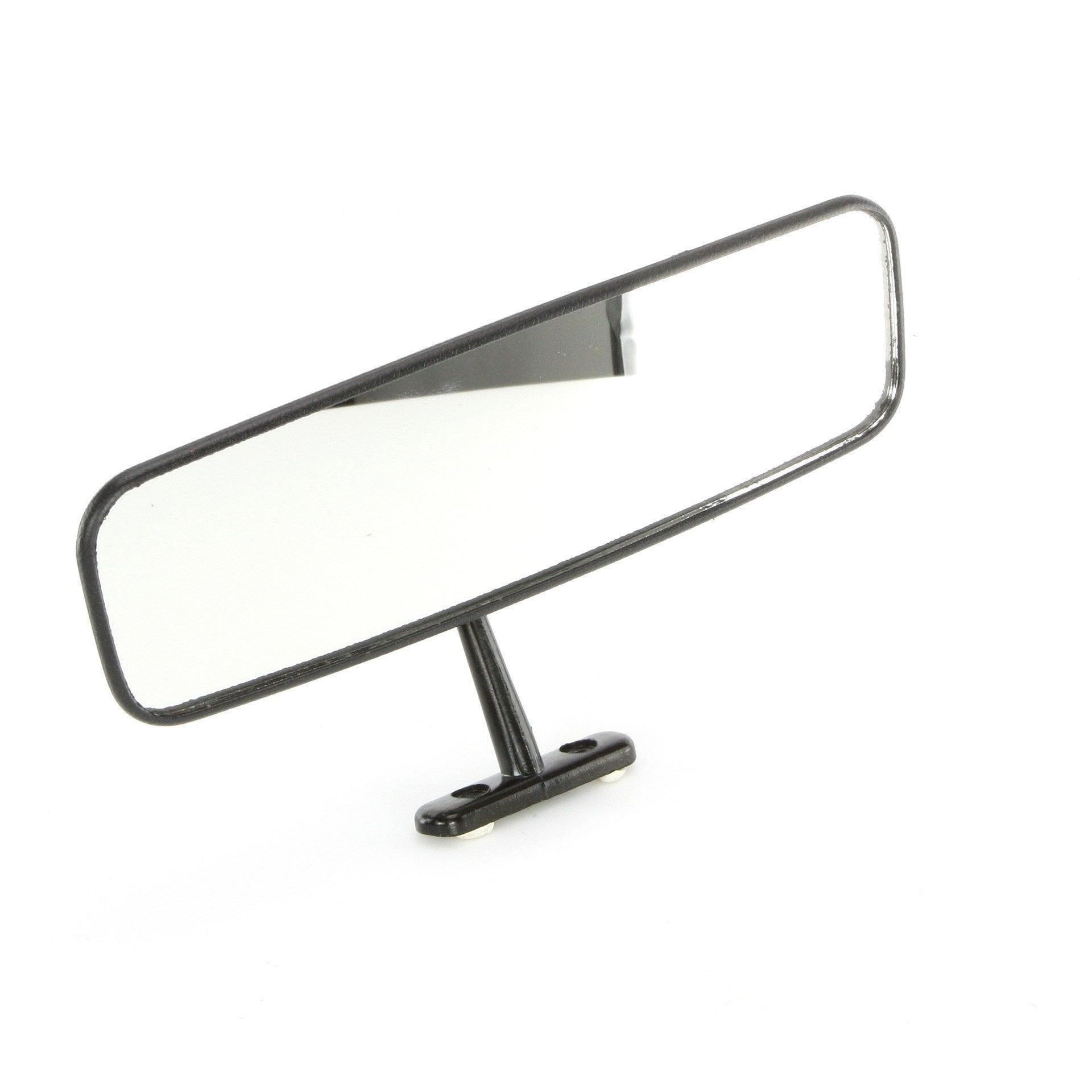 Black Pedestal Mount Bolt On Interior Mirror 208 x 55mm - Car Builder Solutions