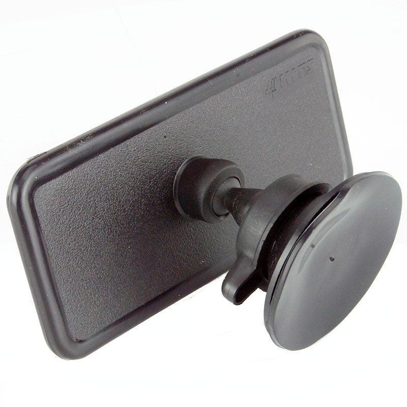 Small Suction Mount Interior Mirror Black 113mm - Car Builder Solutions