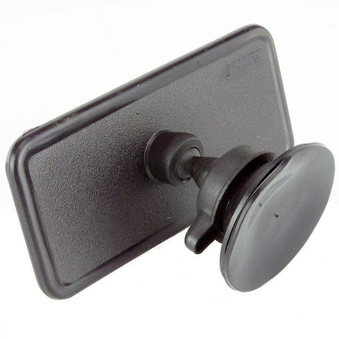 Small Suction Mount Interior Mirror Black 113mm - Car Builder Solutions