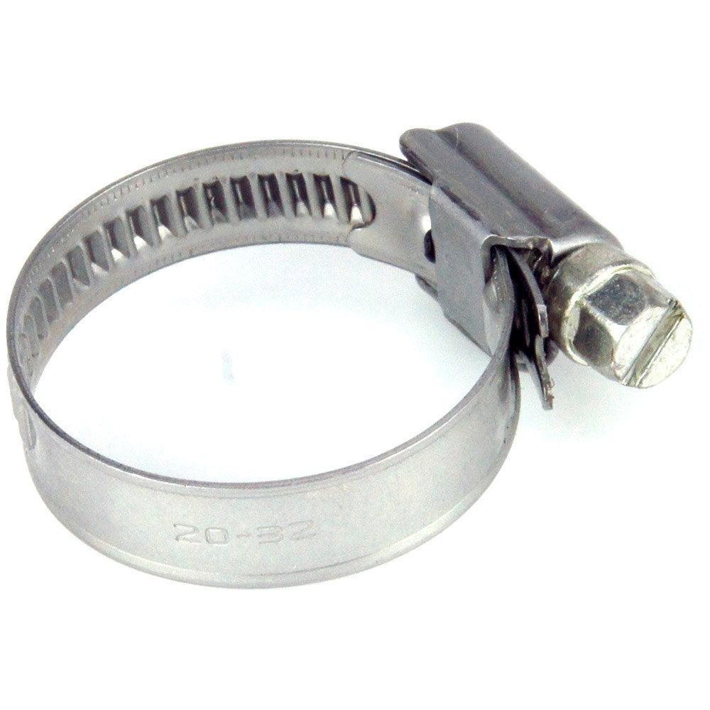 20mm - 32mm Narrow Band Stainless Steel Hose Clip - Car Builder Solutions