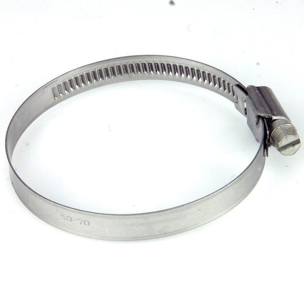 50mm - 70mm Narrow Band Stainless Steel Hose Clip - Car Builder Solutions