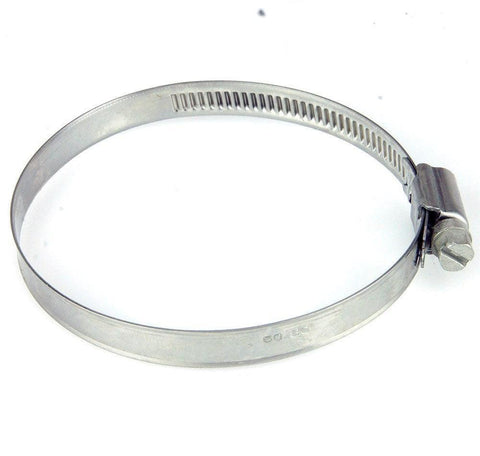 60mm - 80mm Narrow Band Stainless Steel Hose Clip - Car Builder Solutions