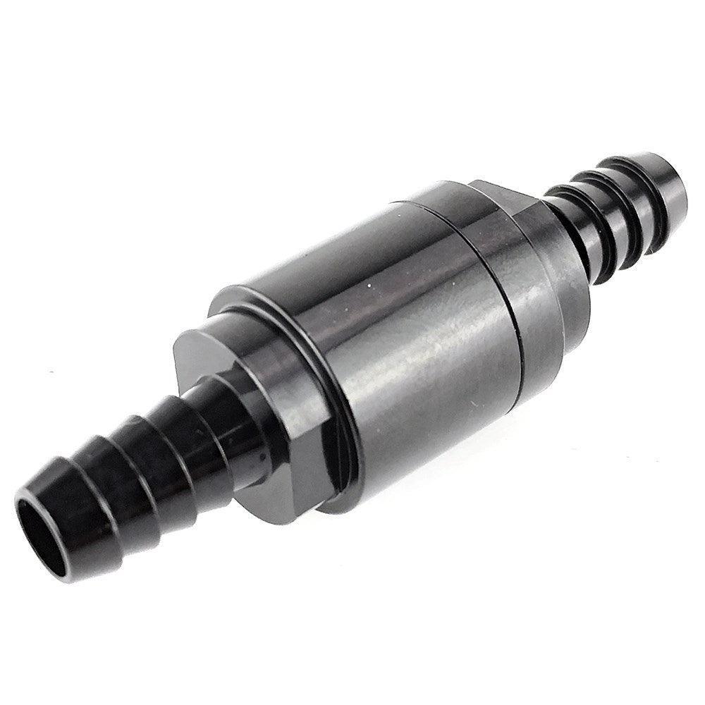 8mm Black Aluminium Non Return Valve - Car Builder Solutions