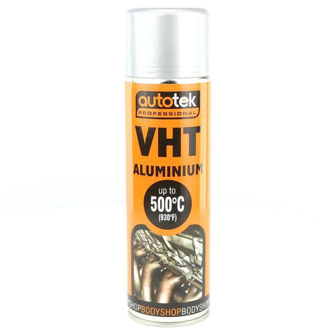 Autotek High Temperature Aluminium Finish Aerosol Paint - Car Builder Solutions