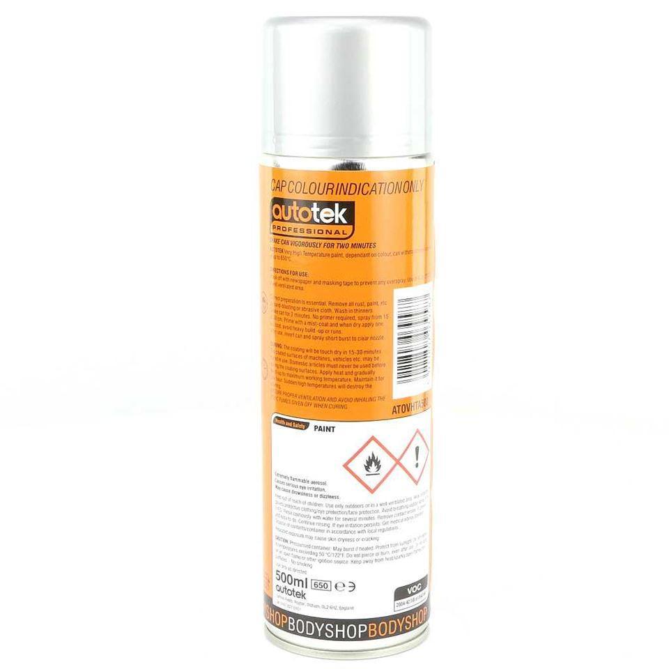 Autotek High Temperature Aluminium Finish Aerosol Paint - Car Builder Solutions