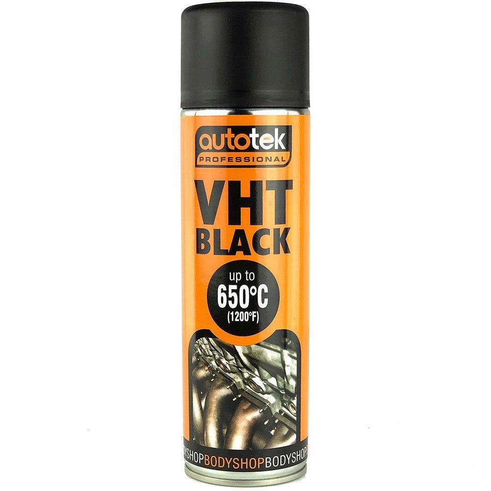 Autotek High Temperature Black Aerosol Paint - Car Builder Solutions