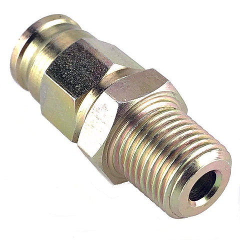 1/8" NPT Male to #3 PTFE Braided Brake Hose - Car Builder Solutions